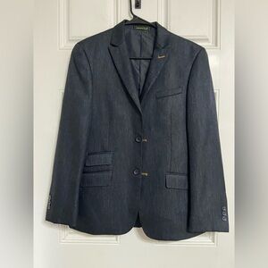 GIOVANNI TESTI Navy Suit Blazer
